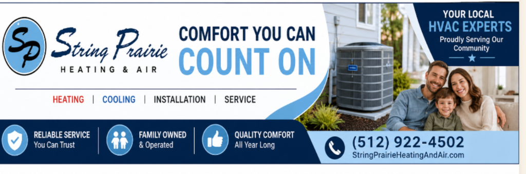 String Prairie Heating & Air - Comfort You Can Count On - (512) 922-4502
